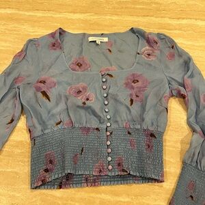 Intermix Floral Blouse Silk